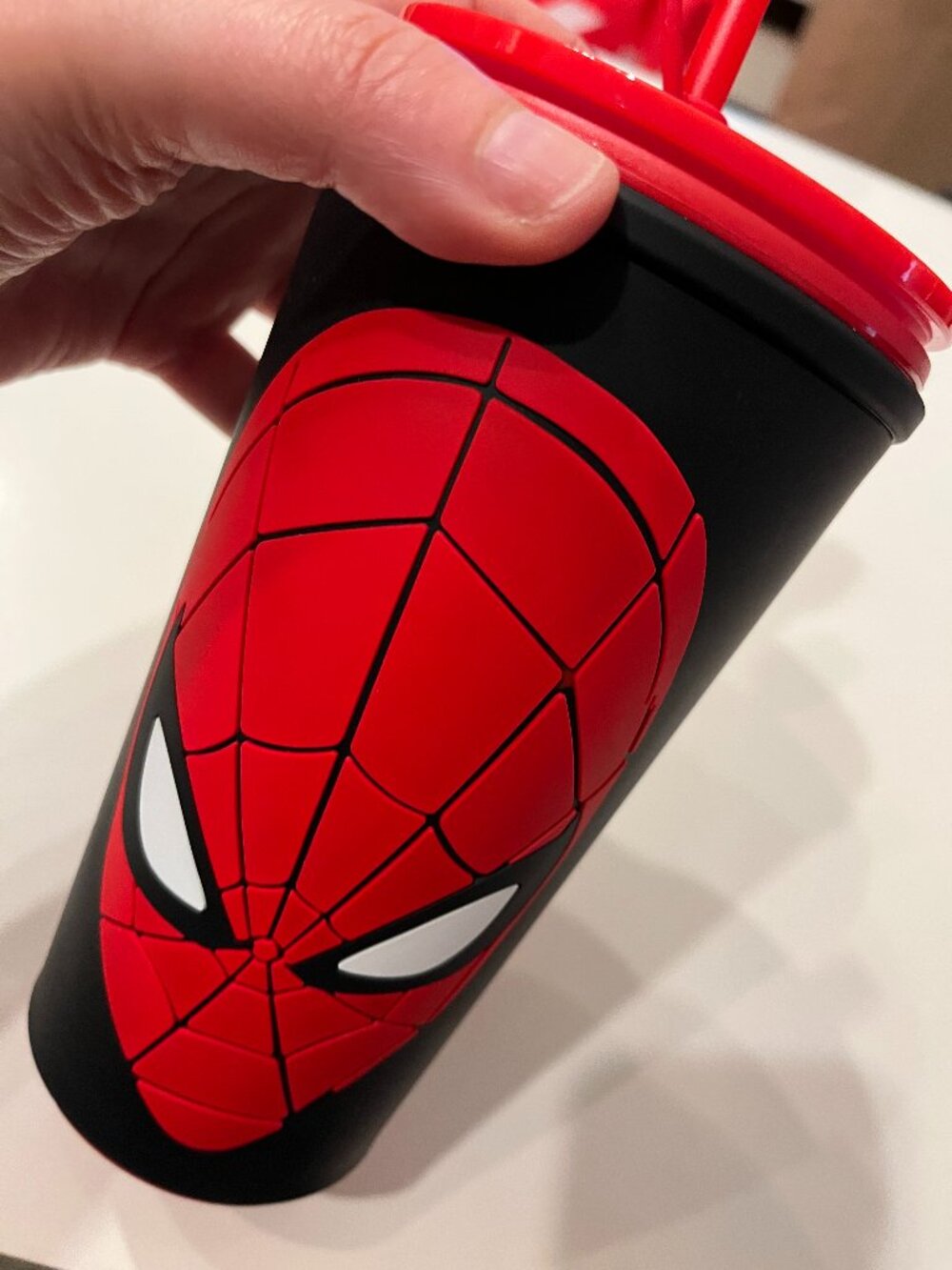 Spiderman 20 oz 3D Mask Cold Cup Tumbler (h/x) - RARE‎
